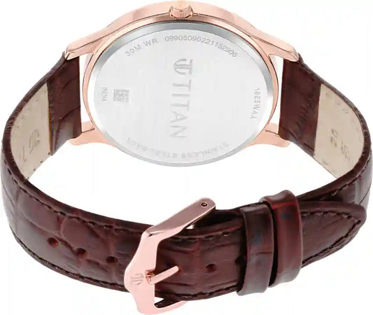 BD Men's Analog Leather Watch